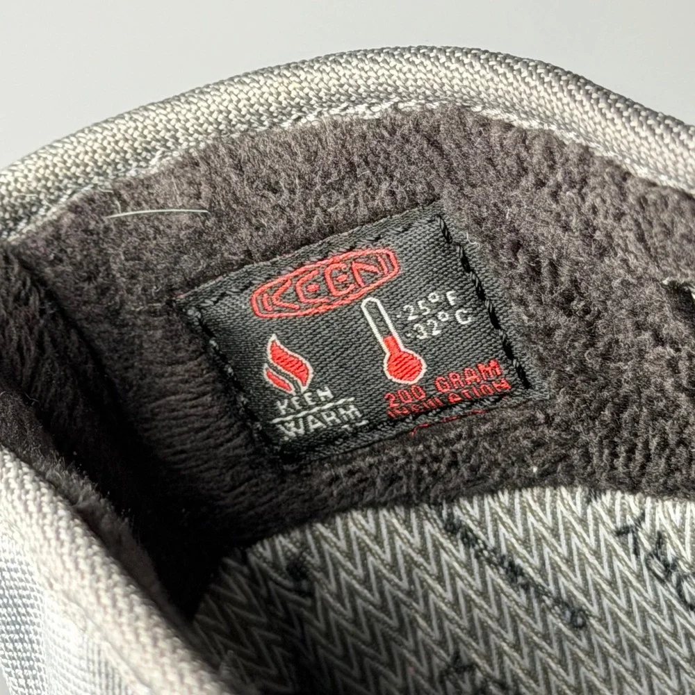 KEEN Terradora ll Pull On Boots 8 Grey Pewter Waterproof Insulated Winter Puffer